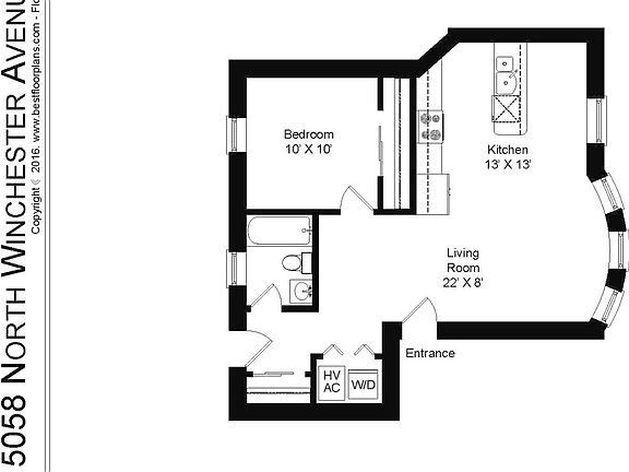 5th image of 5058 N Winchester Ave APT 2W