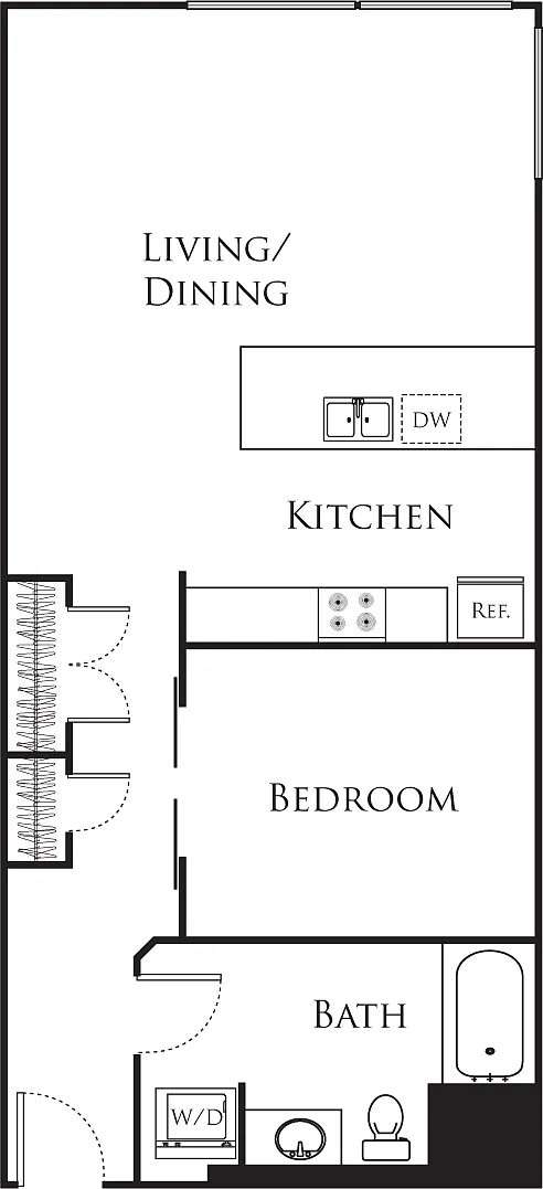 Floor plan A5- Income Restricted