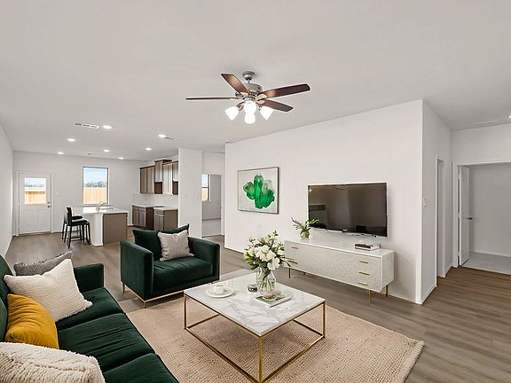 Gather and relax in this open-concept layout.