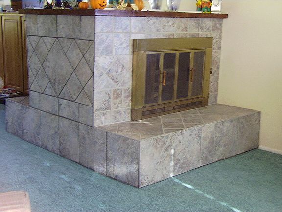 Dual side fireplace