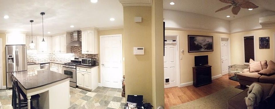 Kitchen and Living Room