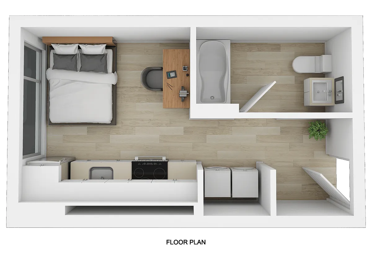 Floor plan Studio D