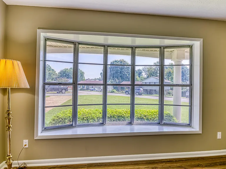 Living room bay window