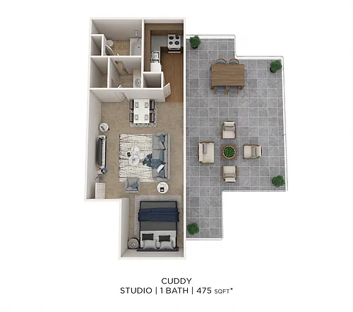 Floor plan Studio