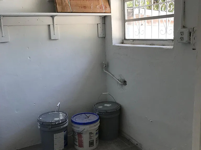 Ready with connections for you to bring your own washer and dryer