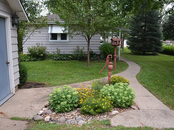 back yard, view from west