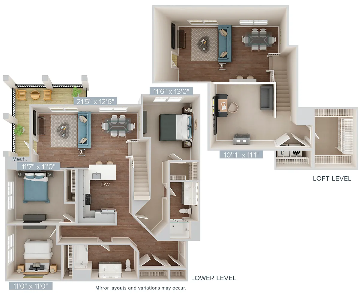 Floor plan Furnished-f-C1-L