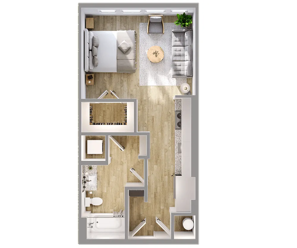 Floor plan E1 60