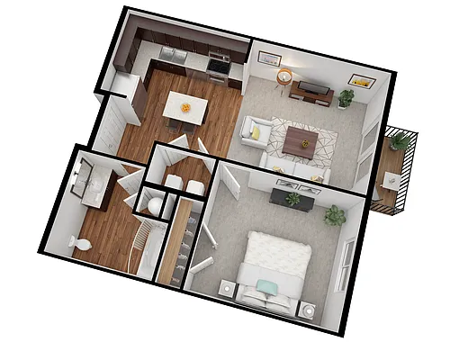 Floor plan DEII Magnolia- ADA