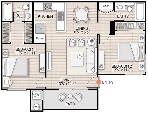 Floor plan Plan D