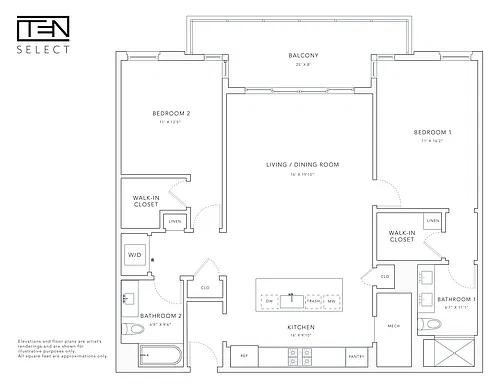 Floor plan B