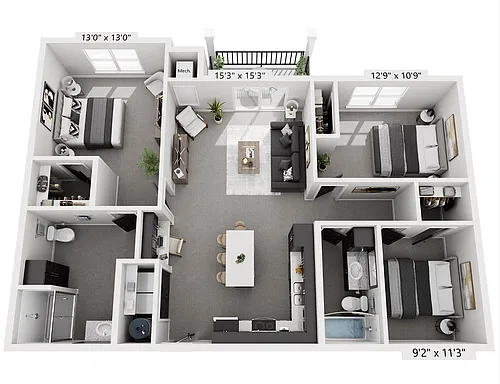 Floor plan The Marion