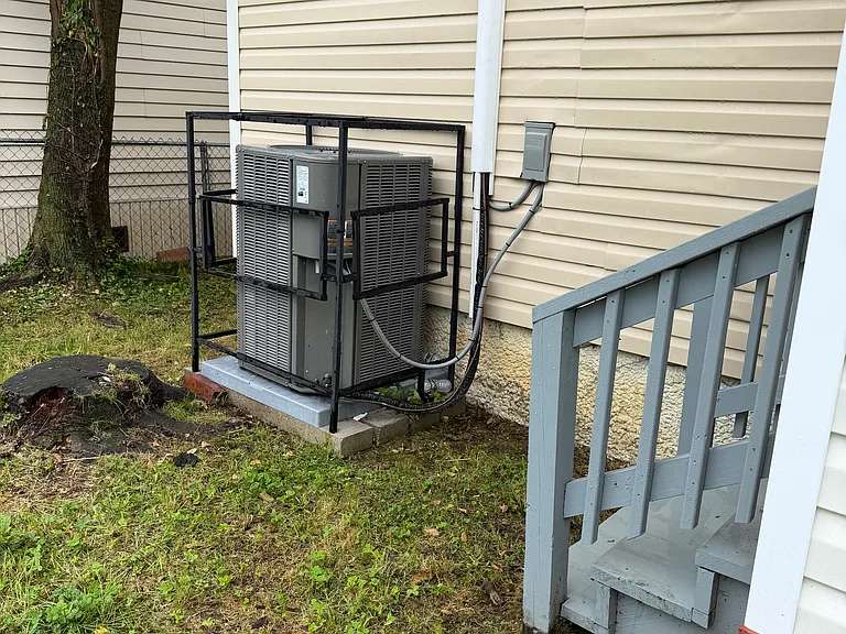 newer high-efficiency Lennox HVAC unit