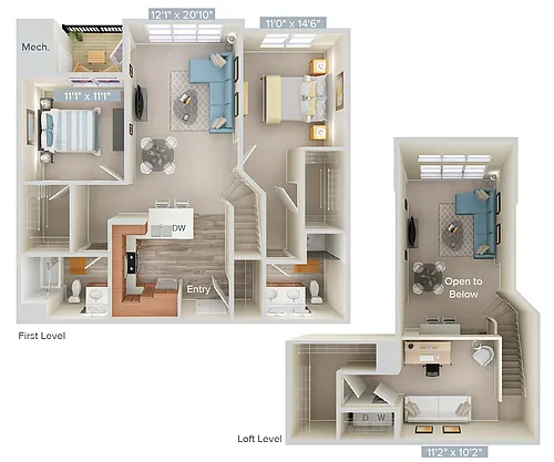Floor plan B3L-1377