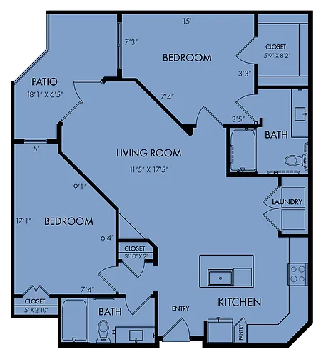 Floor plan B4 Accessible