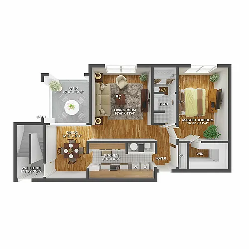 Floor plan Hidden Lake - Dogwood