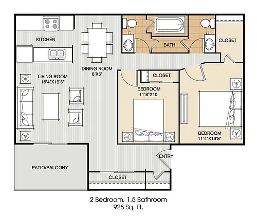 Floor plan B3