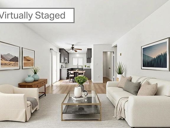 Living room, dining are and kitchen