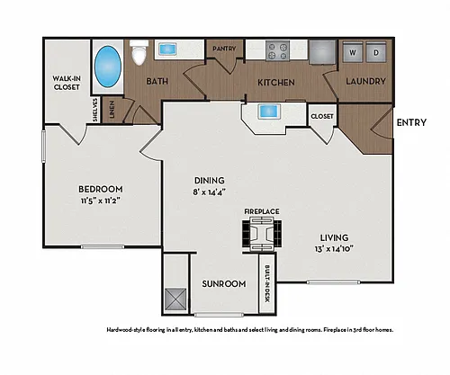 Floor plan Westover