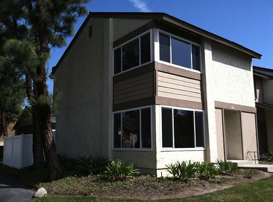 Front of condo - end unit