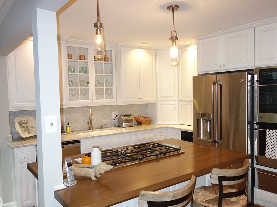 Carrera marble countertops