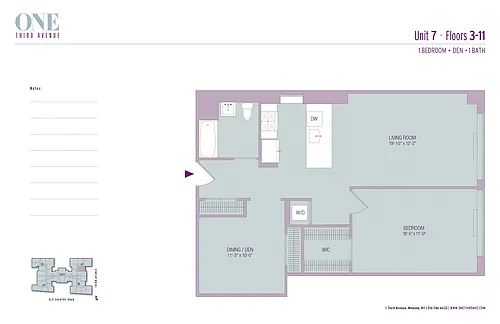 Floor plan 807 with Den