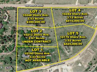 10176 Otero Ave #LAND, Colorado Springs, CO 80920