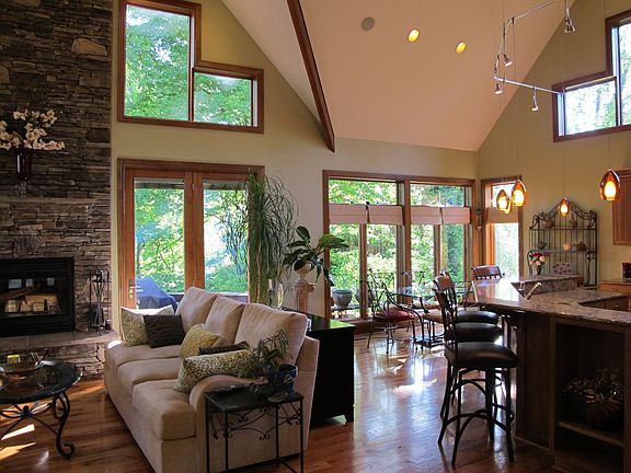 The great room is bright and open perfect for entertaining.