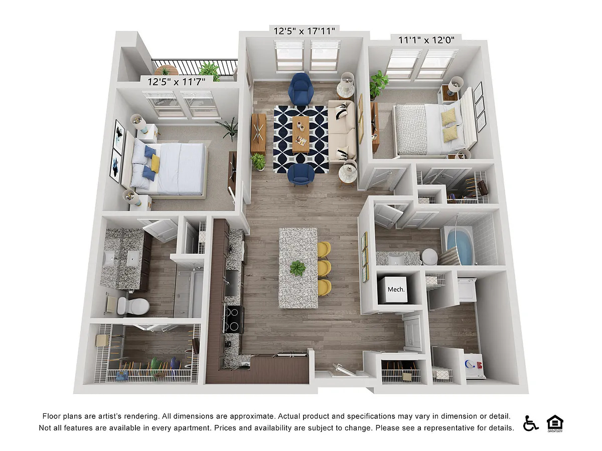 Floor plan B1