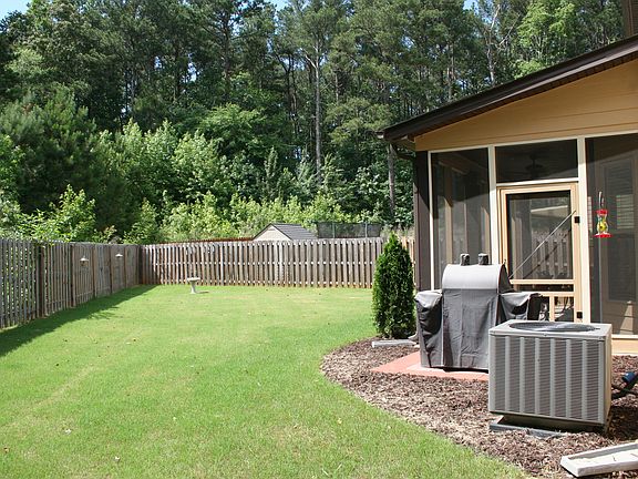 overlooking big back yard