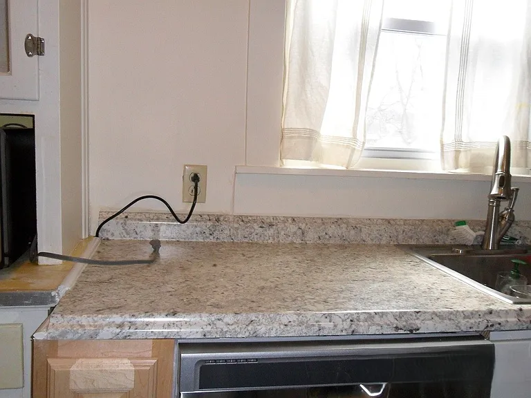 Kitchen - new counter top, faucet