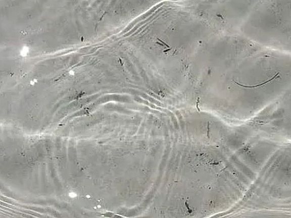 Crystal clear water, white sand