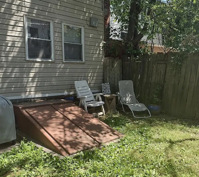 Shared back yard