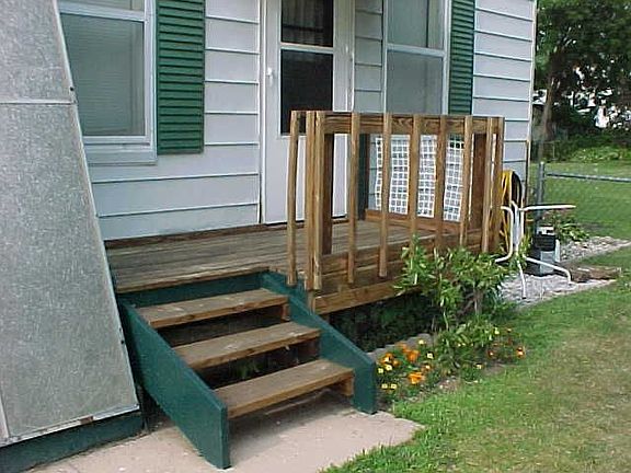 Side entrance to home business