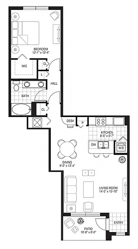 Floor plan A1B