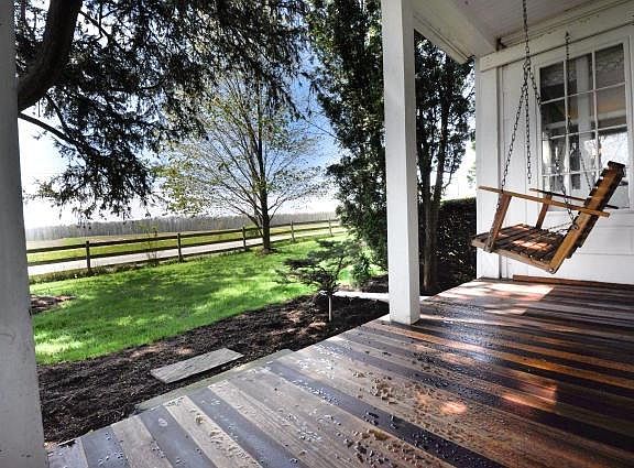 Front porch and views