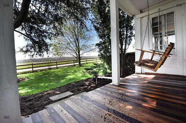 Front porch and views
