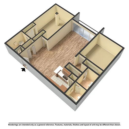 Floor plan 2X2ER
