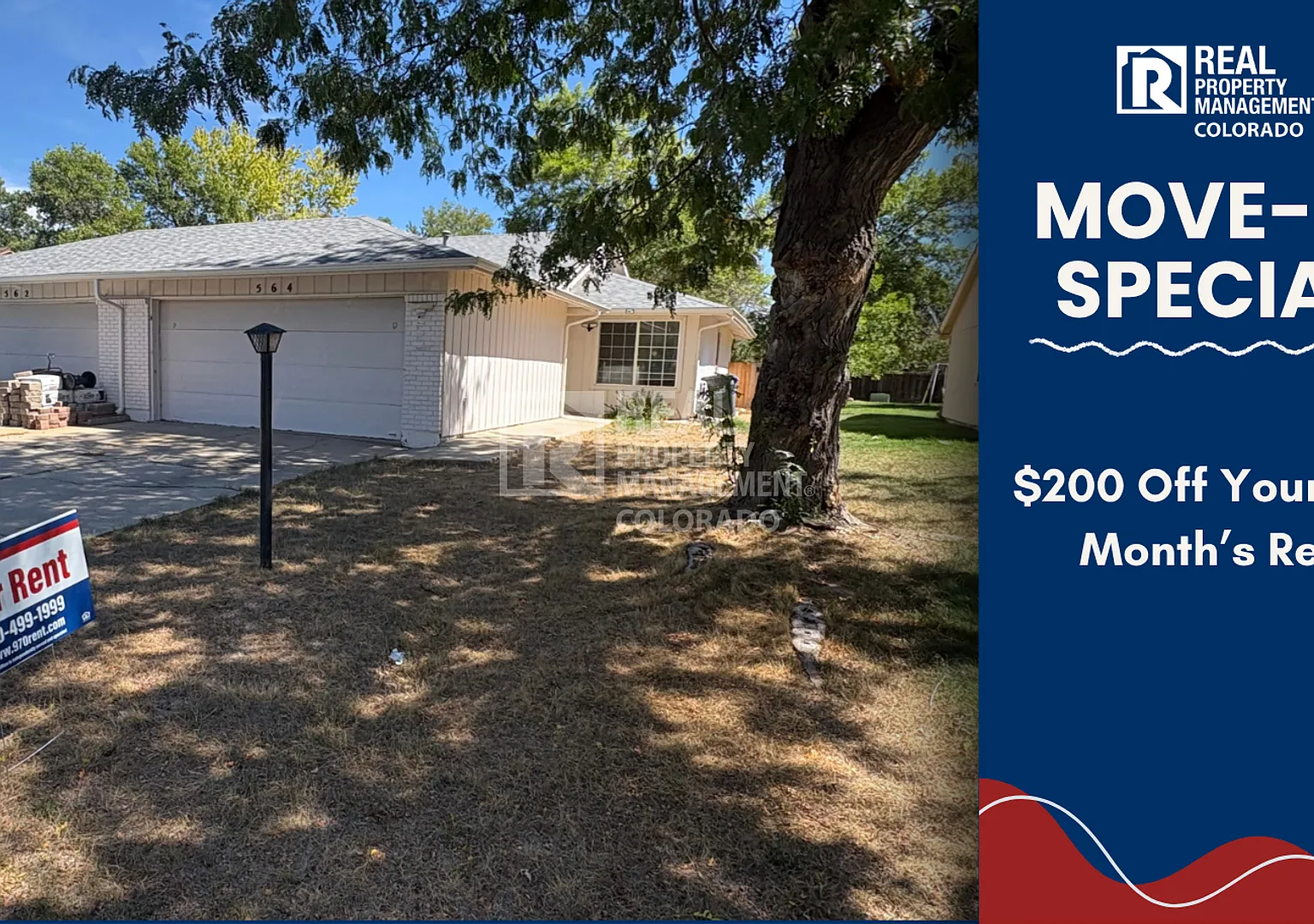 Bright 3-Bedroom Ranch-Style Duplex with Large Fenced Yard & 2-Car Garage — Photo 1