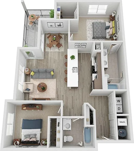 Floor plan B2A
