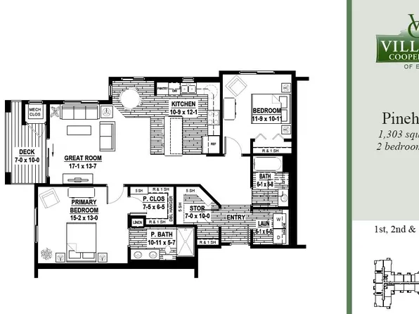 Pinehurst Plan, Village Cooperative of Erie (Active Adults 62+)