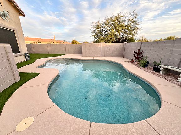 Solar heated pool. Professional weekly maintenance included.