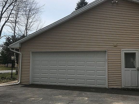 Garage and driveway