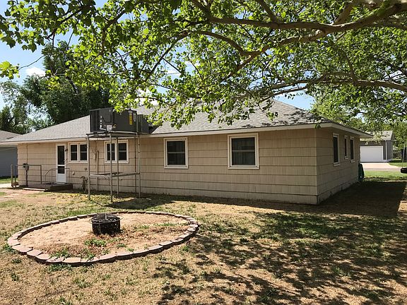 Shady backyard in evenings