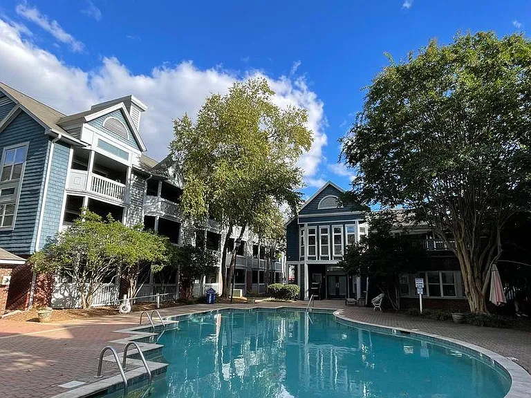 Enjoy sunny days at the on-site saltwater pool, just steps from your door and perfect for lounging and socializing.