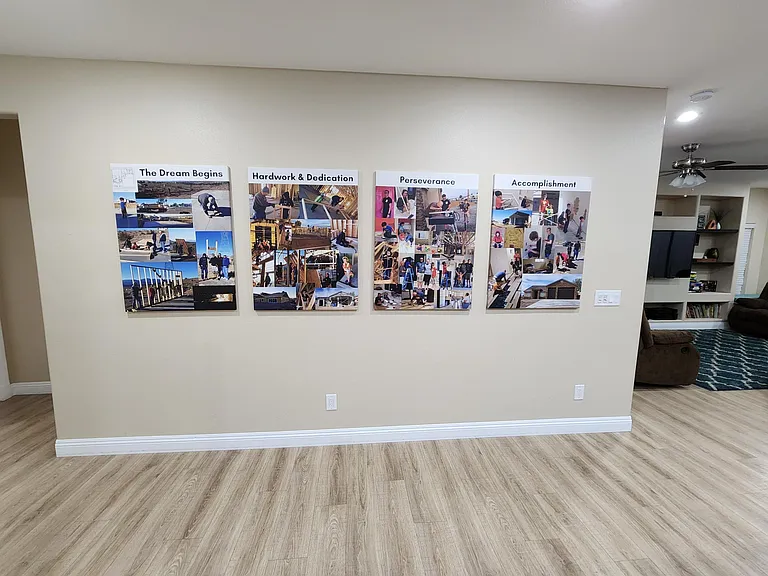 How the house was built montage.
