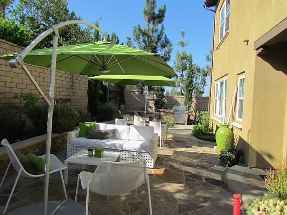 Recently renovated backyard