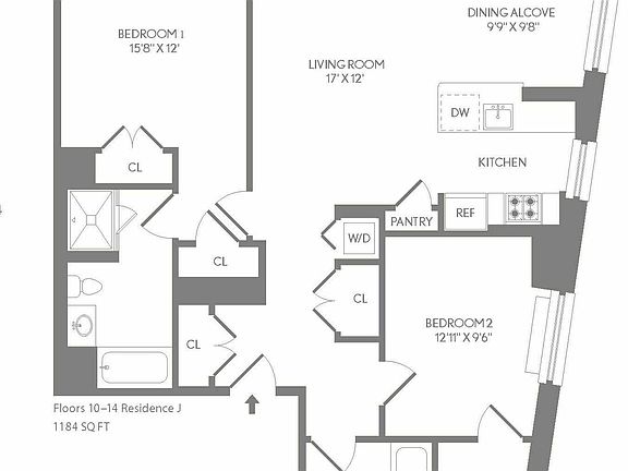 2nd image of 227 W 77th St APT 10J