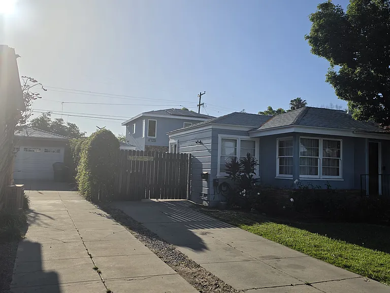 House from the sidewalk.