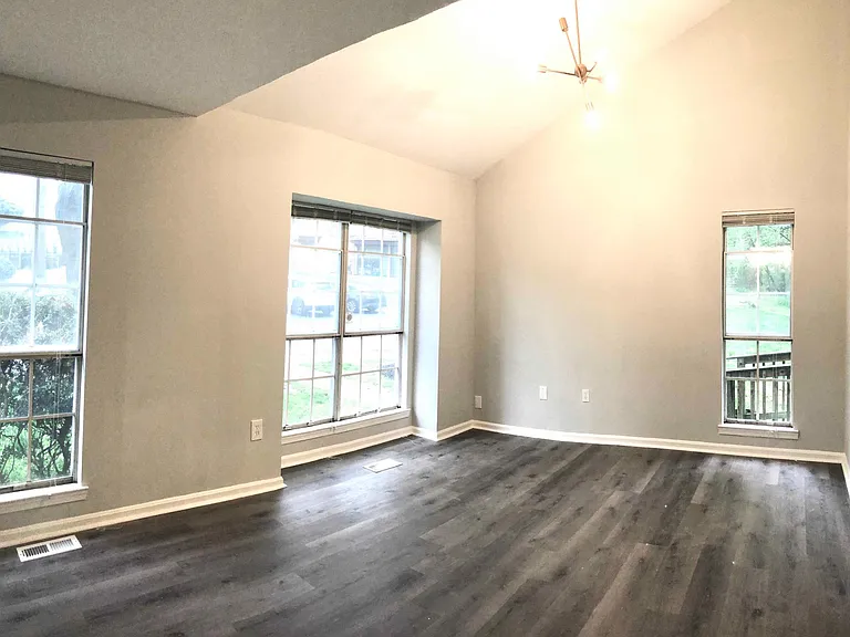 Vaulted master bedroom